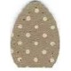 Anses Inazuma "A pois" - Beige Lin - 40 cm