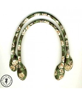 Anses Inazuma "Les roses" - Noir - 40 cm