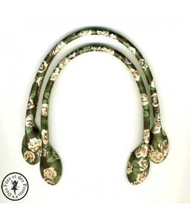 Anses Inazuma "Les roses" - Noir - 40 cm