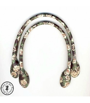 Anses Inazuma "Les roses" - Brun - 40 cm