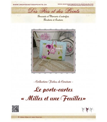 Porte-Cartes - "Milles et une Feuilles"
