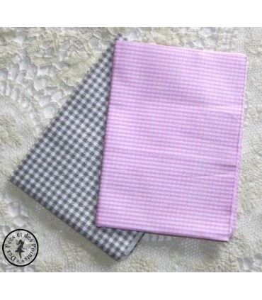 Coupons "Montmartre" - Coton - 45 x 45 cm - 2 pièces