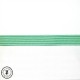Biais plié à rayures - Vert/Blanc