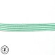 Passepoil à rayures - Vert/Blanc  - 3 mm