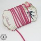 Cordon ciré aspect cuir - 2 mm - Rose vif