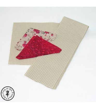 Kit Pique épingles de machine à coudre "Angel" - Roses rouges