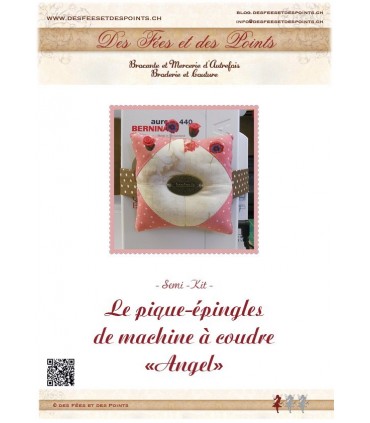 Kit Pique épingles de machine à coudre "Angel" - Roses rouges