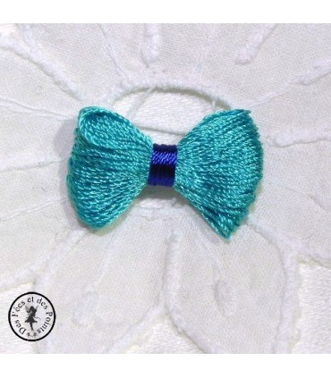 Noeud - Turquoise / Bleu