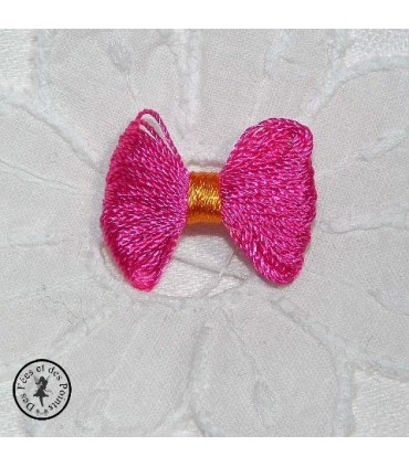 Noeud - Rose / Jaune