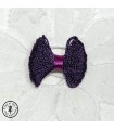 Noeud - Violet / Rose vif