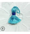 Mini pompon - Turquoise / Bleu