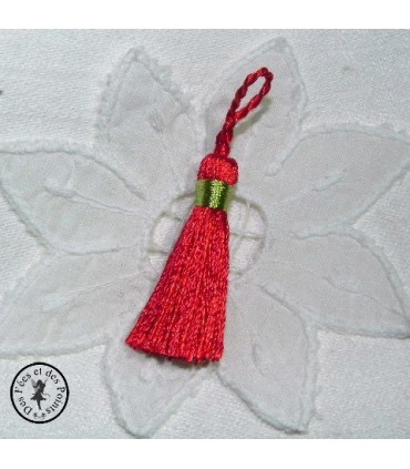 Pompon - Rouge / Vert