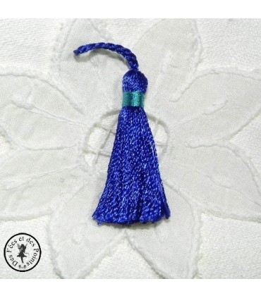 Pompon - Bleu / Turquoise