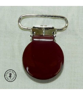 Pince métallique ronde - Brune