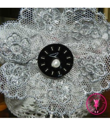 Cadran de montre noir - 18 mm