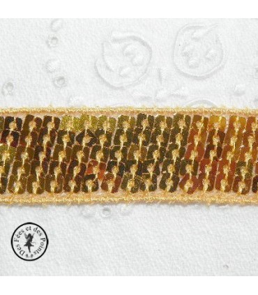 Ruban Sequins - Or - 20 mm