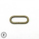 Anneau oval -  45 mm - Bronze antique