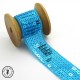 Ruban Sequins - Turquoise - 26 mm
