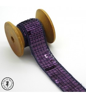 Ruban Sequins - Ultra Violet - 20 mm