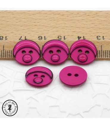 Boutons Smarties - Framboise