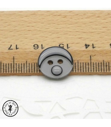 Boutons Smarties - Gris