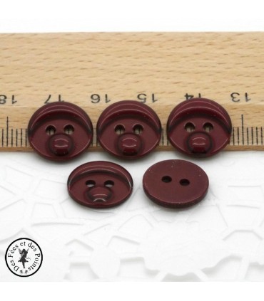 Boutons Smarties Marron