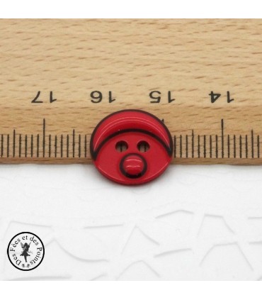 Boutons Smarties - Rouge