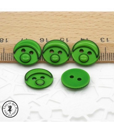 Boutons Smarties - Vert 