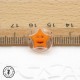 Boutons Etoiles - Orange