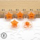 Boutons Etoiles - Orange