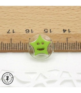 Boutons Etoiles - Vert
