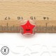 Boutons Etoiles - Rouge