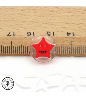Boutons Etoiles - Rouge