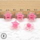 Boutons Etoiles - Rose bébé