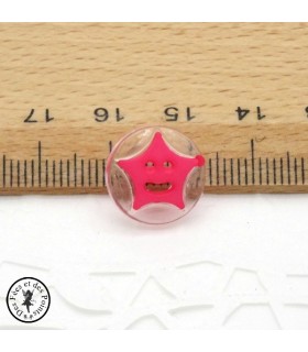 Boutons Etoiles - Rose 