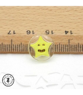 Boutons Etoiles - Jaune