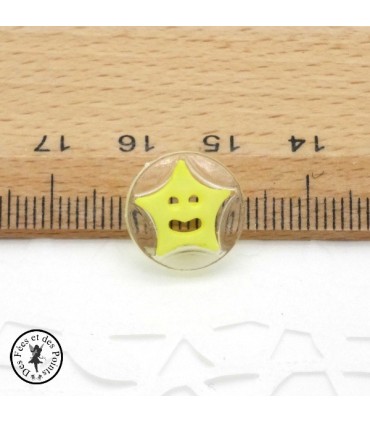 Boutons Etoiles - Jaune