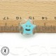 Boutons Etoiles - Bleu Turquoise