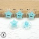 Boutons Etoiles - Bleu Turquoise
