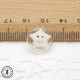 Boutons Etoiles - Blanc