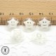 Boutons Etoiles - Blanc