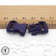 Boucle à clips - Sangle de 10 mm - Violet