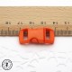 Boucle à clips - Sangle de 10 mm - Rouge
