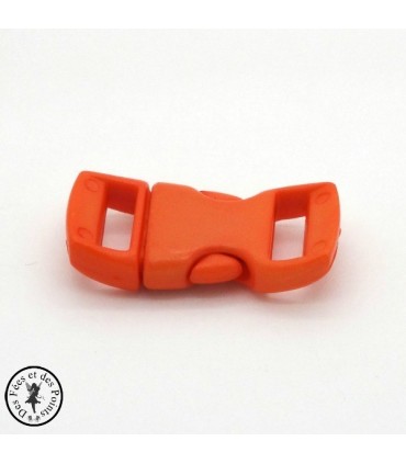 Boucle à clips - Sangle de 10 mm - Rouge