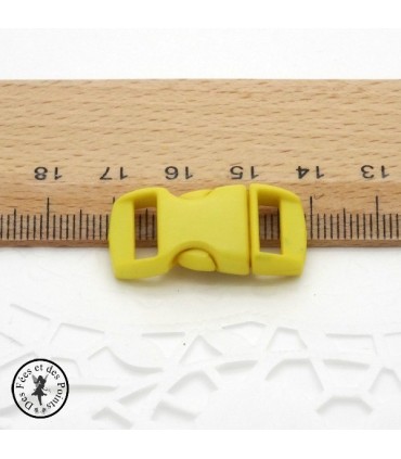 Boucle à clips - Sangle de 10 mm - Orange