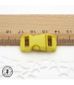 Boucle à clips - Sangle de 10 mm - Jaune
