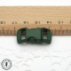 Boucle à clips - Sangle de 10 mm - Vert foncé