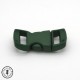 Boucle à clips - Sangle de 10 mm - Vert foncé