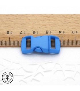 Boucle à clips - Sangle de 10 mm - Bleu