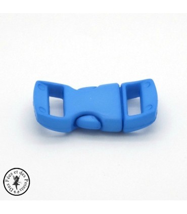 Boucle à clips - Sangle de 10 mm - Bleu